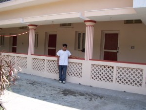 The almost finished new orphanage, adjacent to the original building.